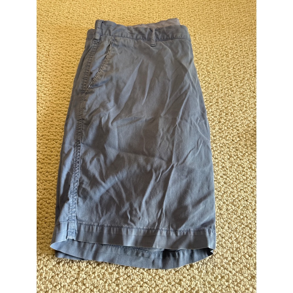 Peter Millar Light Blue Fine Wale Corduroy Shorts 35 Mens Preppy Golf Luxury